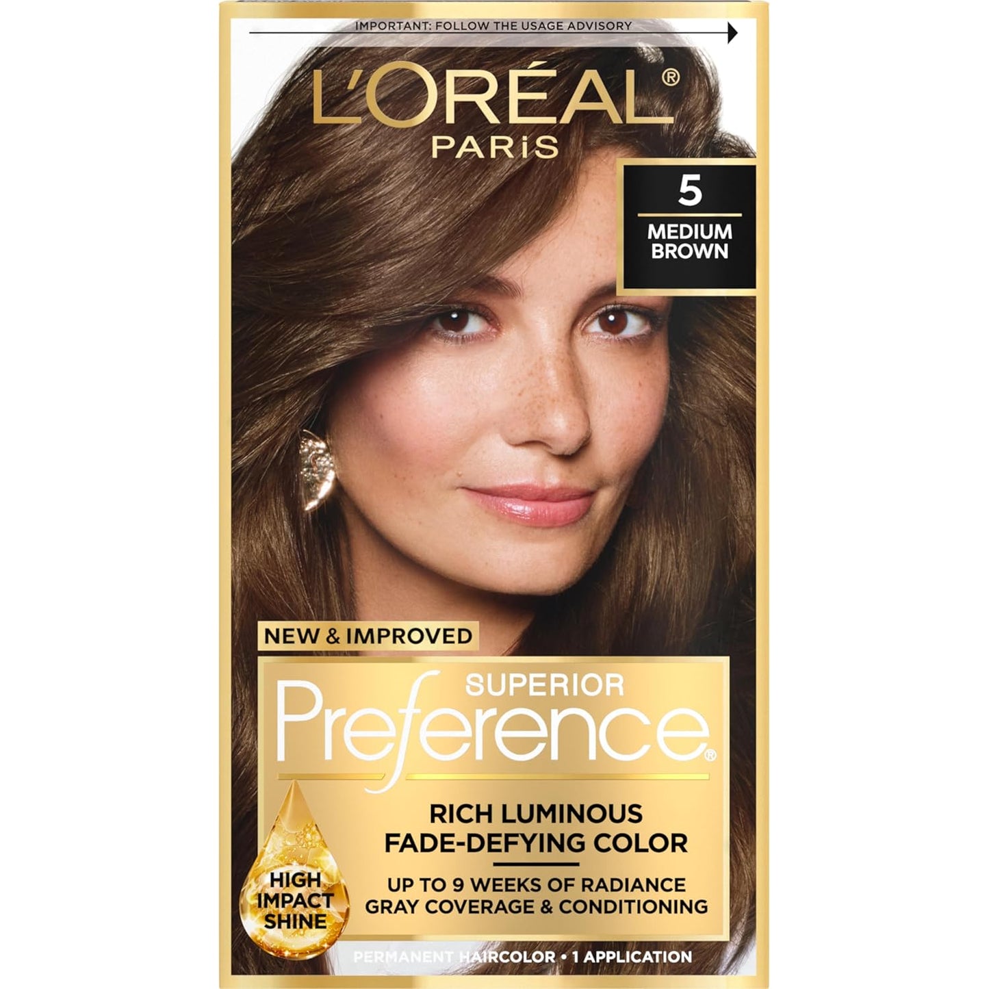 L'Oreal Paris Hair Color - Superior Preference Dark Ash Blonde 7A | Fade-Defying Permanent Dye for 9 Weeks of Radiance