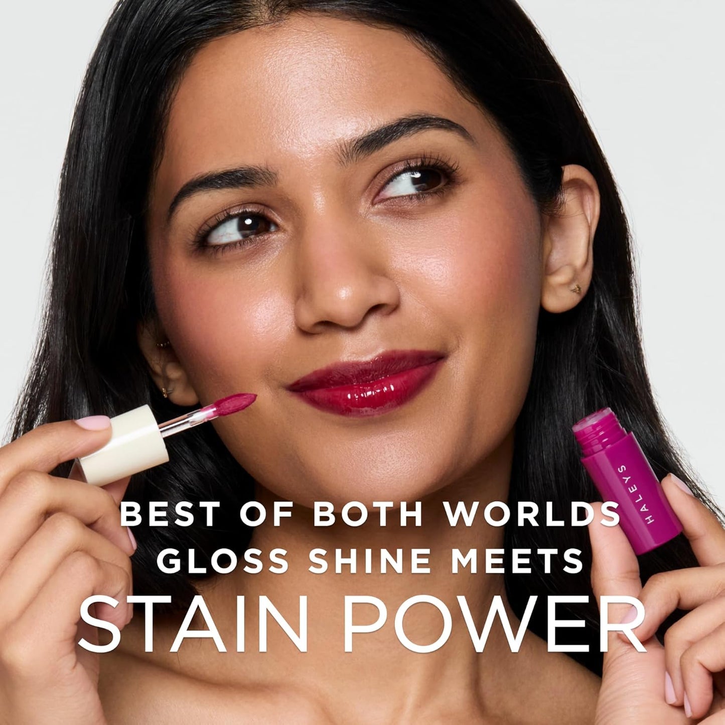Haleys Re-Dew Lip Gloss - Hydrating, Kiss-Proof Formula with Vegan Squalane & Vitamin E | Lightweight Transfer-Proof in Crush