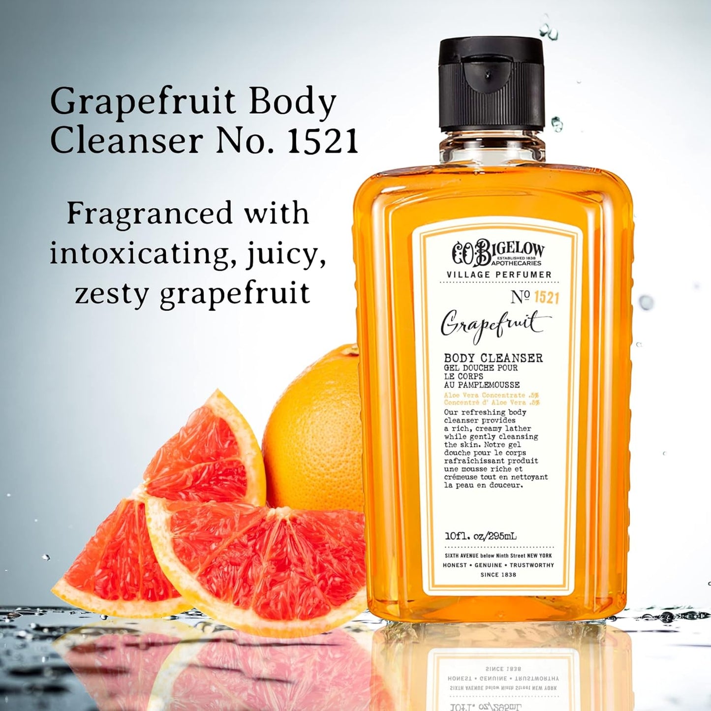 Grapefruit Apothecary Duo Skin Care Gift Set - Body Wash & Lotion | 10 Fl Oz Set of 2