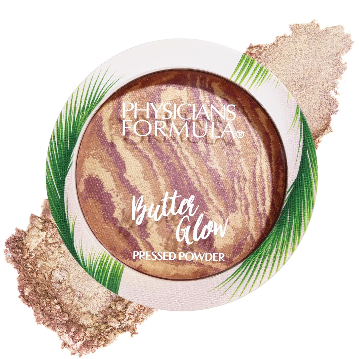 Physicians Formula Butter Glow Pressed Powder - Radiance-Boosting Face Powder with Murumuru Butter | Translucent Glow Finish
