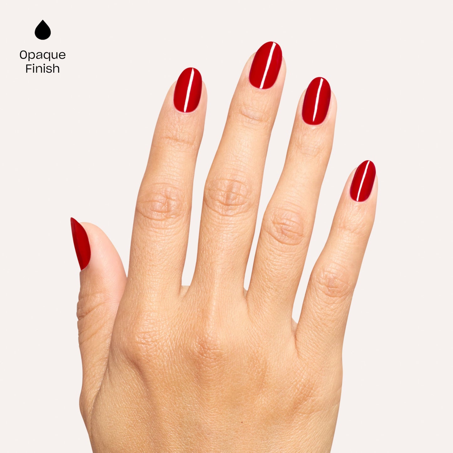 OPI Nail Lacquer Cape it Real | Opaque Bright Warm Red Orange Crème Chip Resistant Nail Polish x Supergirl Collection