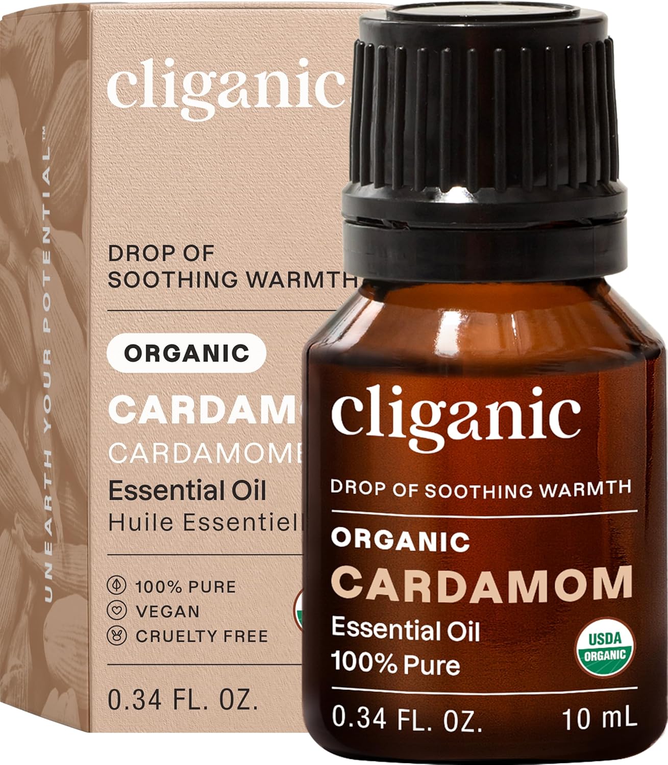 Cliganic Organic Lavender Essential Oil - 100% Pure Aromatherapy Oil | Non-GMO, 15ml