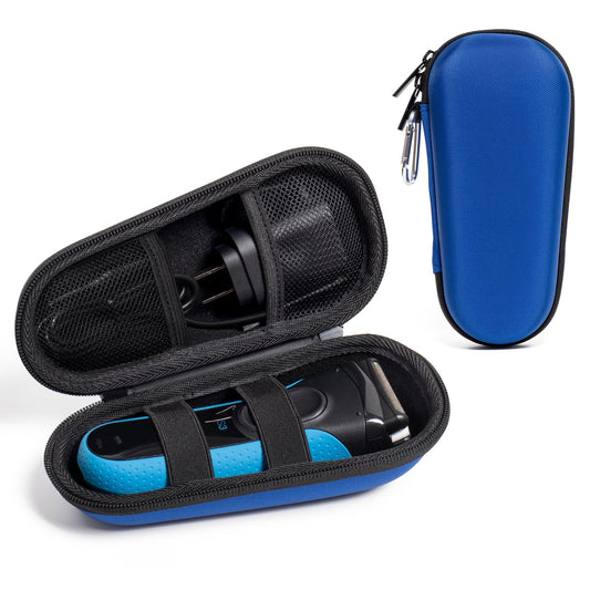 seplouis Electric Shaver Travel Case for Braun Series 3, Series 5, Series 7, Series 9 Electric shavers, Blue, Black, Electric Shaver Travel Case for Braun