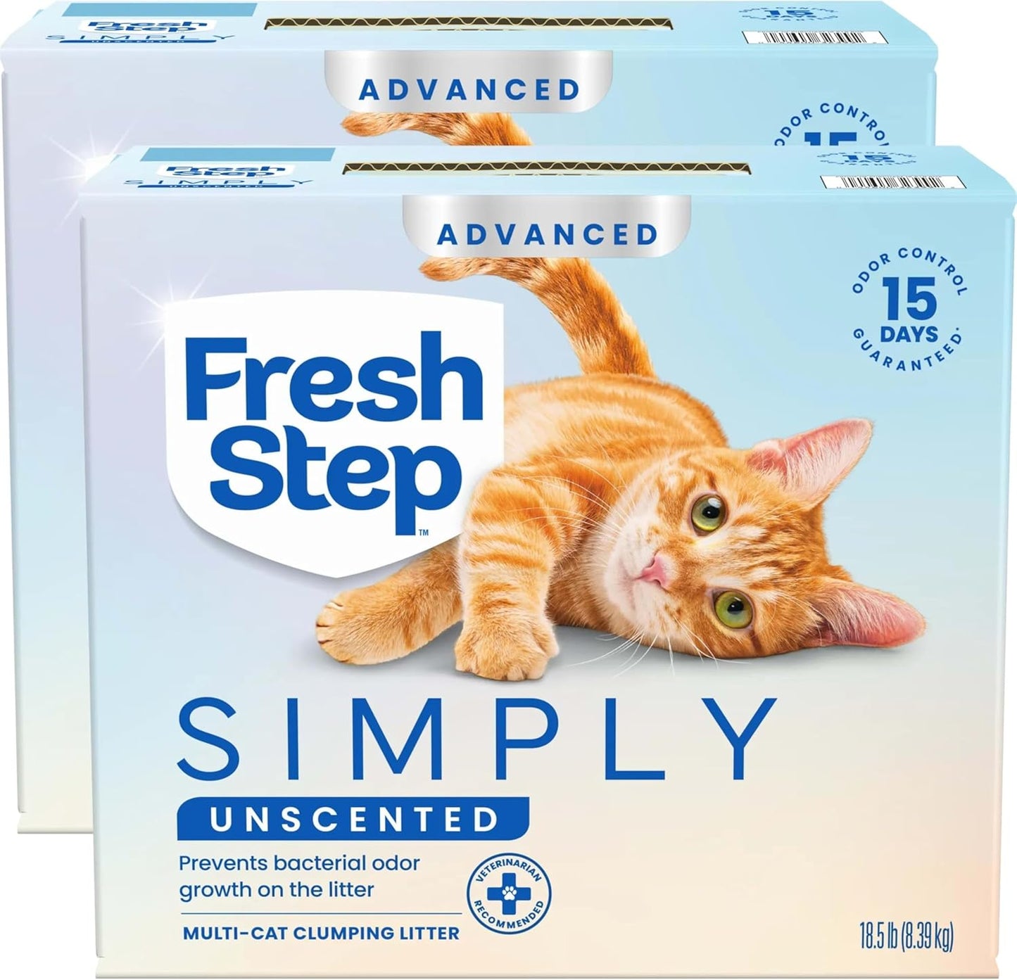 Fresh Step Cat Litter - Odor Shield Multi-Cat Clumping Formula with Febreze Freshness | 14 lb, Low Dust, Ammonia Block Technology