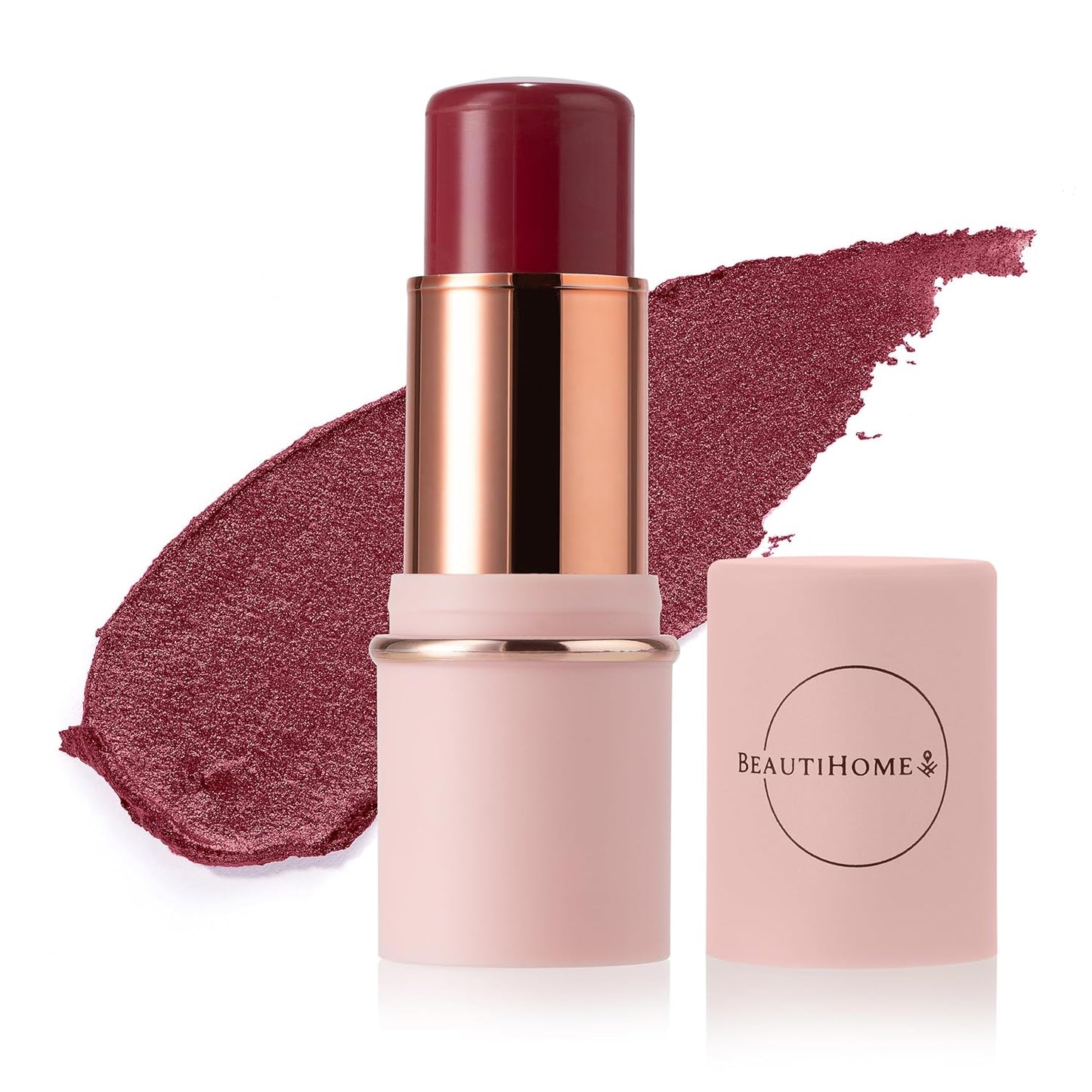 Multistick Cream Blush for Cheeks & Lips - Easy to Apply, Nourishing Formula | True Red, Compact Travel Size