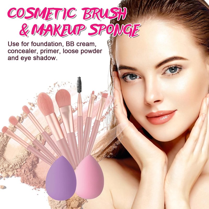 Makeup Kit for Women - Complete Beginner Makeup Set with Eyeshadow Palette, Foundation, Lip Gloss & Brushes | Perfect Gift for Teen Girls