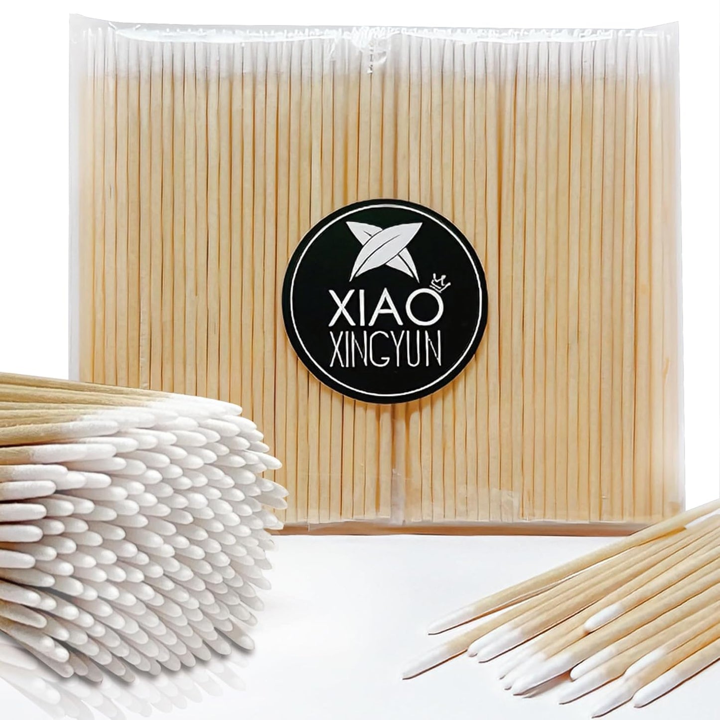 Pointed Cotton Swabs - 200PCS Precision Tip Microblading Buds for Eyebrows, Makeup & Tattoos | 4 Inch