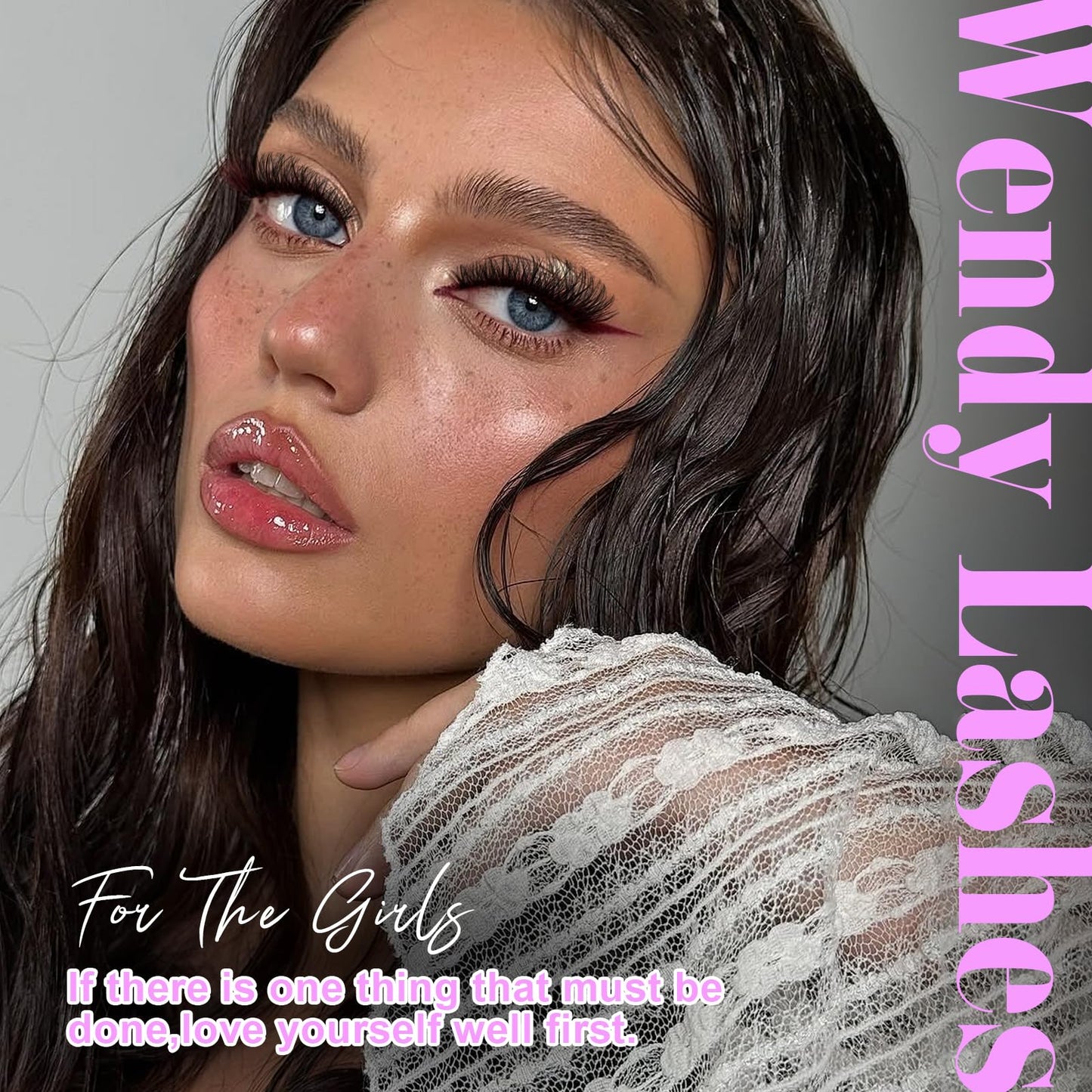 WENDY LASHES Lash Clusters 40D+60D Eyelash Clusters 560PCS Wispy Individual Lashes, 10-18MM D-curly Lash Extension DIY Cluster Eyelash Extensions for Beginners
