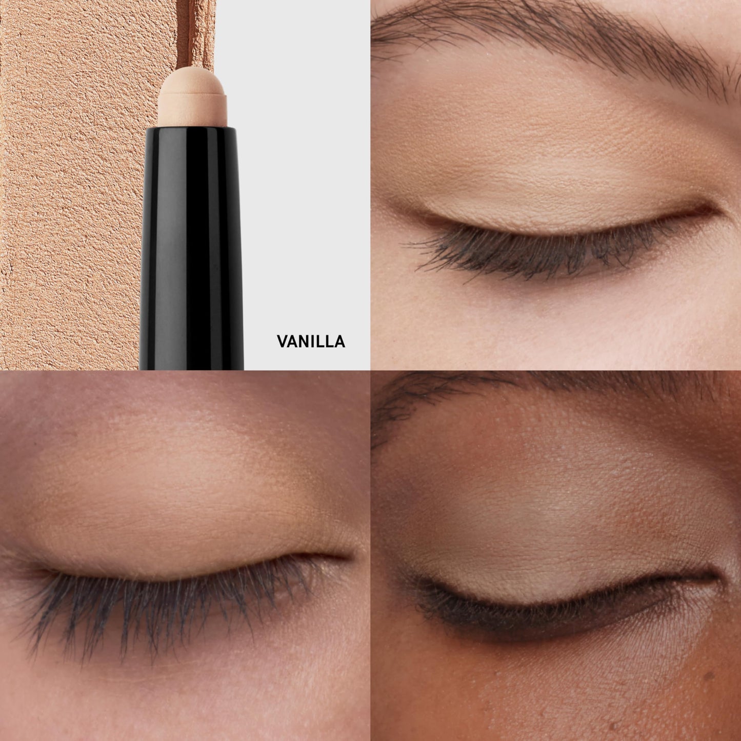 Bobbi Brown Long-Wear Cream Shadow Stick | 24-Hour Eyeshadow Stick | High-Pigment, Buildable Shades with Three Finishes, 0.05 Ounce, Vanilla