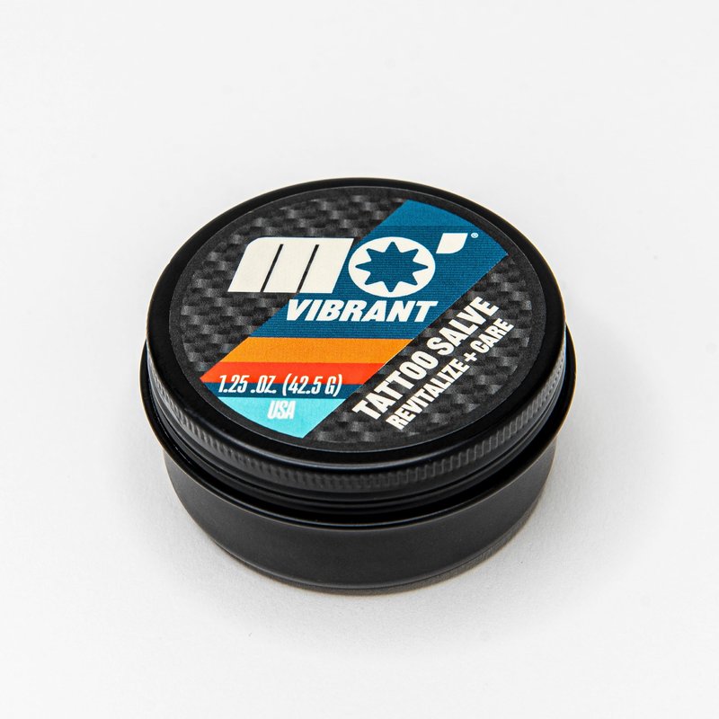 Mo' Handsome Tattoo Balm – Aftercare Salve for New & Existing Ink – Shea Butter & Vitamin E – Petroleum-Free, Non-Greasy Formula for Hydration, Vibrancy & Skin Repair