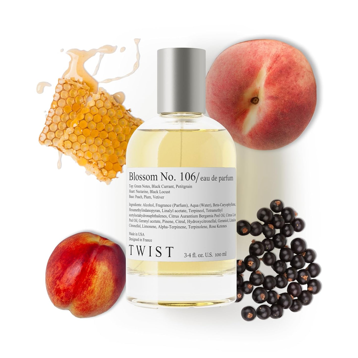 Eau De Parfum Inspired by Burberry Her - Long-Lasting Strawberry & Vanilla Fragrance Spray | 100 ml | Vegan & Clean Ingredients