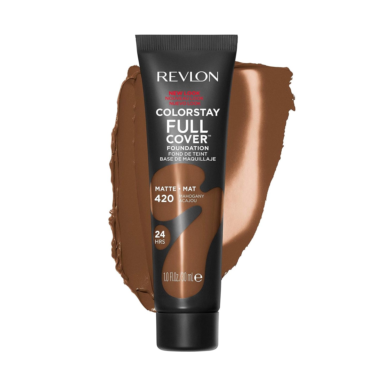 Revlon ColorStay Full Cover Matte Foundation - Heat & Sweat Resistant, Almond (405), 1.0 oz