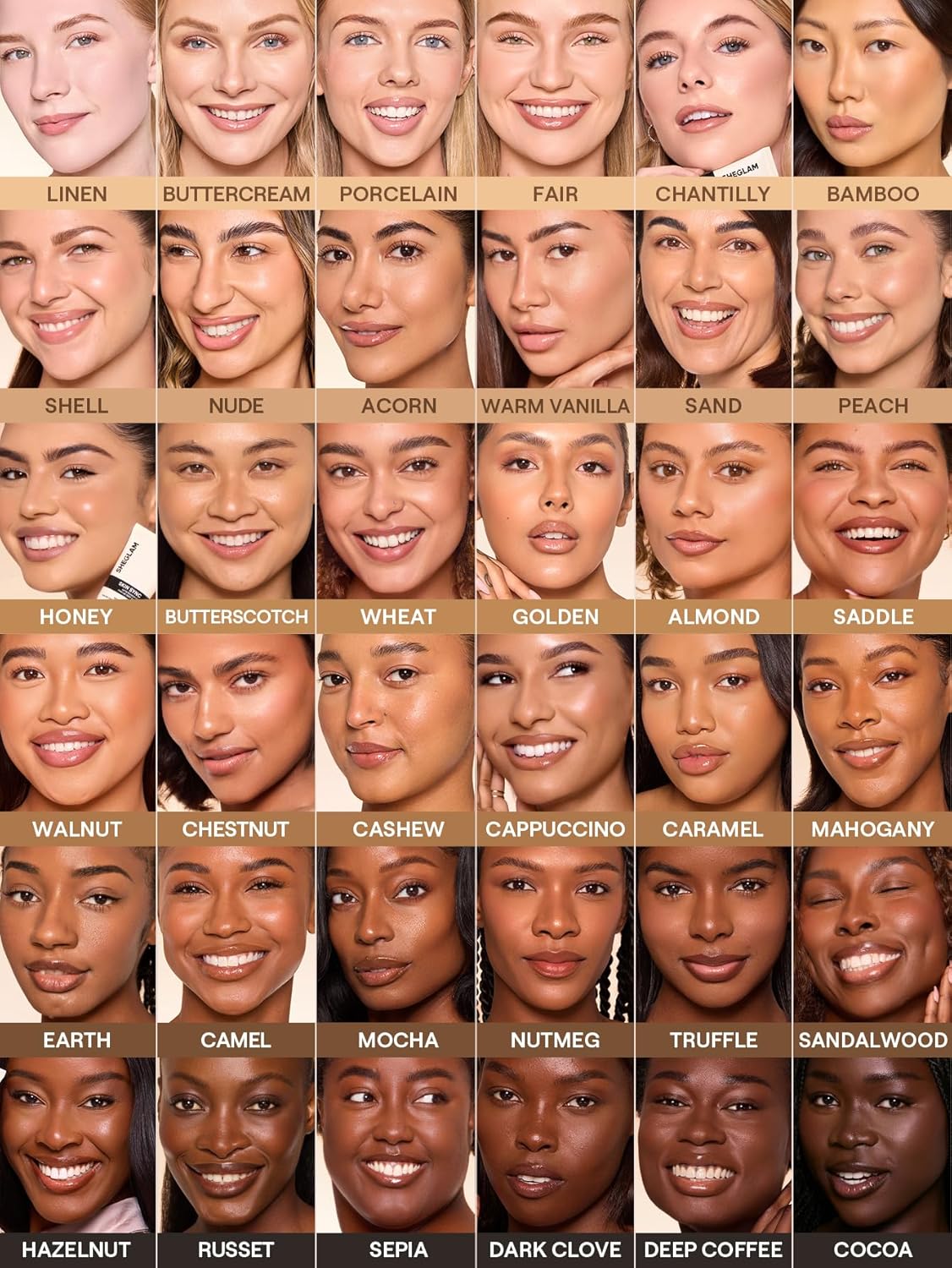 Satin Foundation - Skin Sync Formula for Flawless Finish | Buttercream Shade
