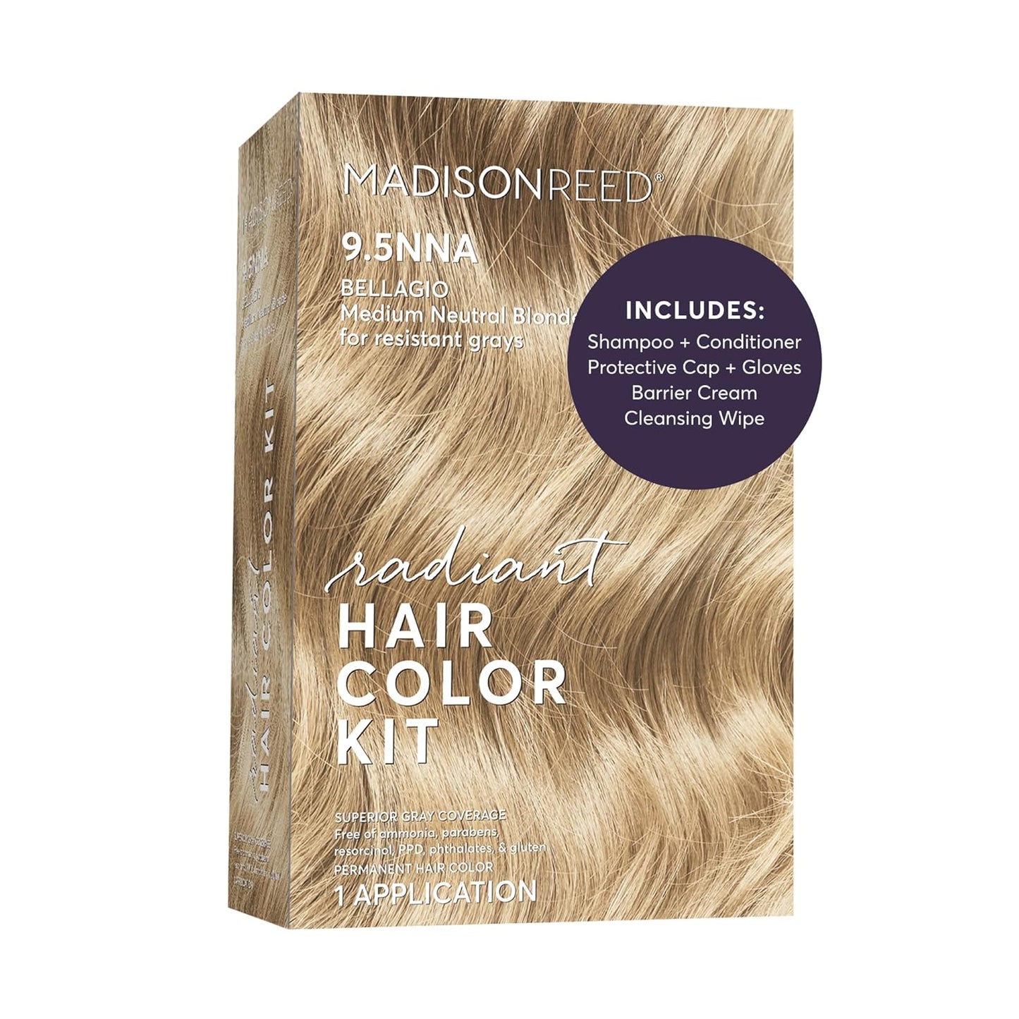 Madison Reed Radiant Hair Color Kit - 5RV Dark Garnet Red | Vivid Permanent Dye for Bold Color & Maximum Shine