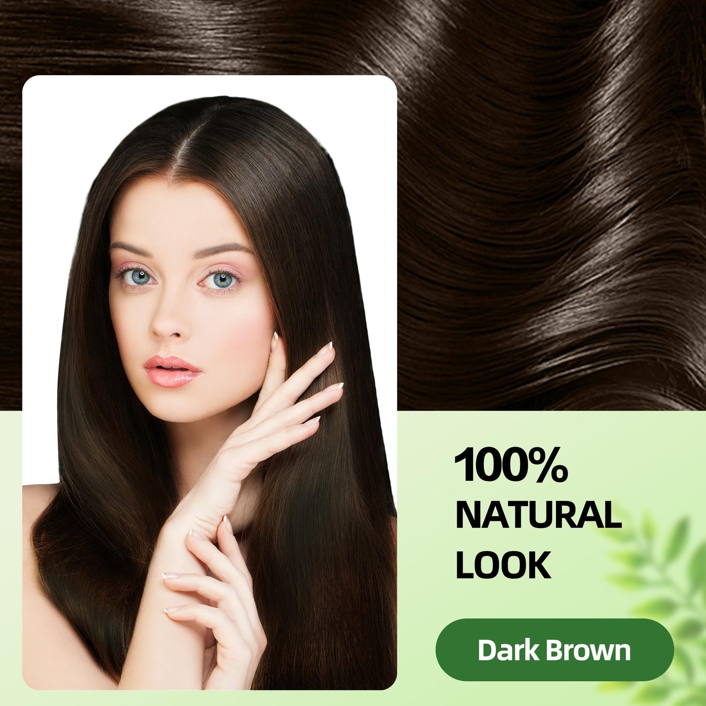 SHIHUANUO Hair Dye Shampoo for Gray Hair, 3-in-1 Color Shampoo with 6 Herbal Extracts, 100% Grey Coverage Easy to dye, Non-irritating,Hair Color shampoo for Women & Men/ 500ml(Dark Brown)