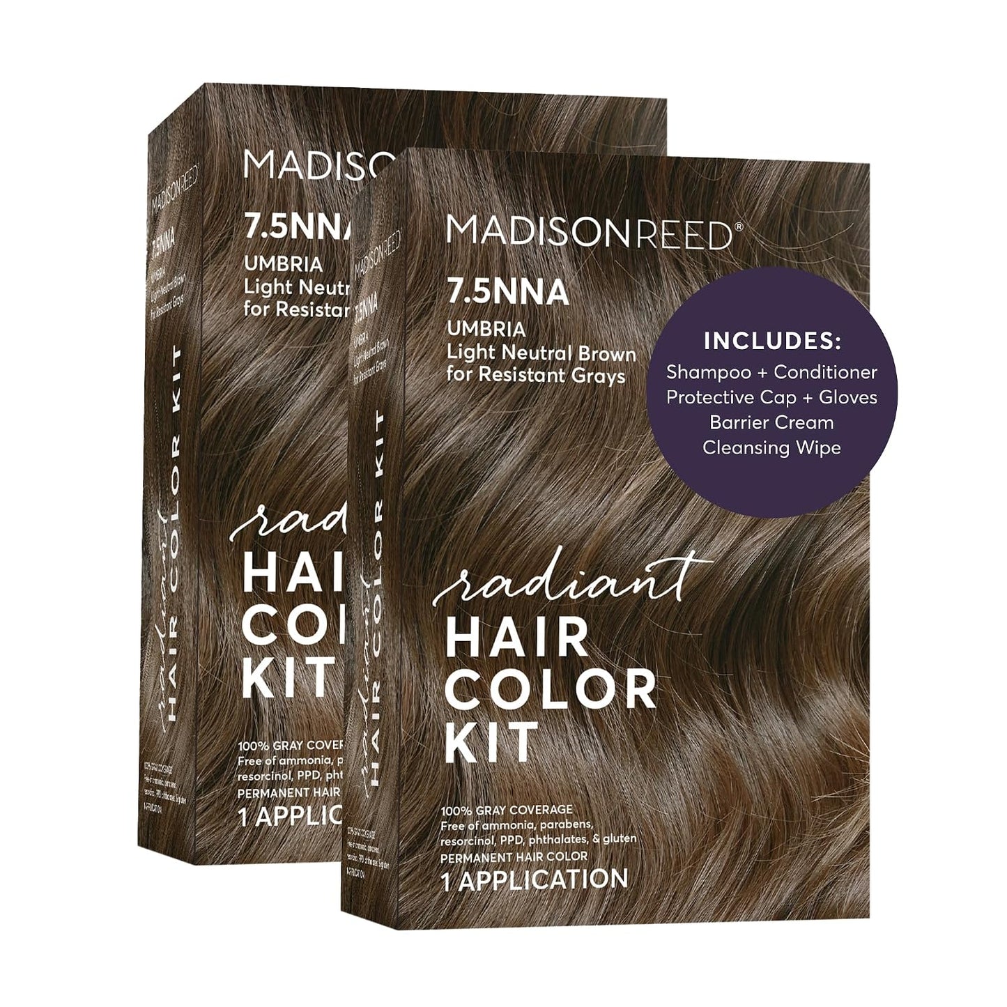 Madison Reed Radiant Hair Color Kit - 5RV Dark Garnet Red | Vivid Permanent Dye for Bold Color & Maximum Shine