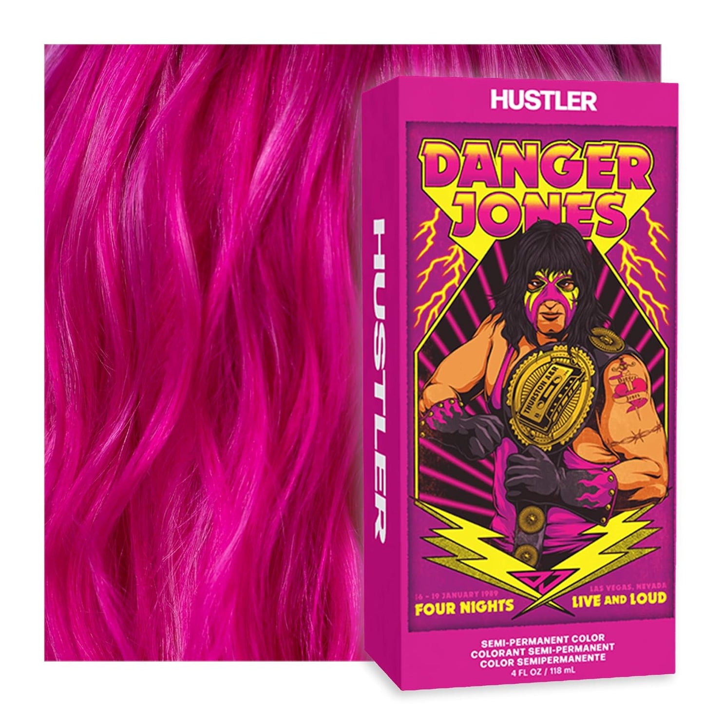 Adrenaline Neon Green Semi-Permanent Hair Color - Vibrant, Long-Lasting Formula