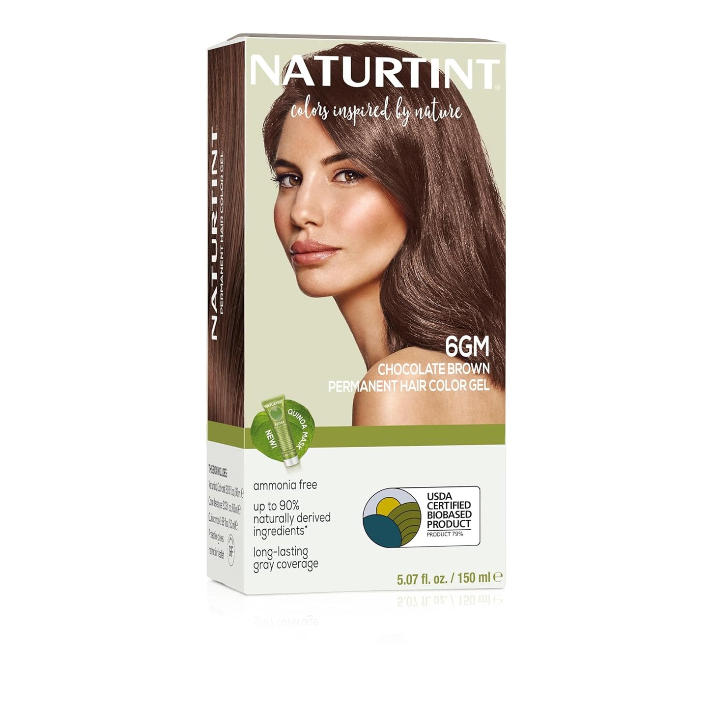Naturtint 7N Hazelnut Blonde Permanent Hair Color | Ammonia-Free, Vegan, 100% Gray Coverage, Long-Lasting Results