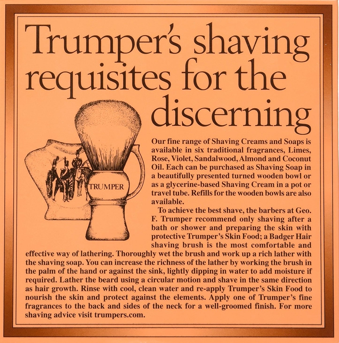 Geo F. Trumper, Almond Shaving Soap With Wood Bowl, 80 Gram