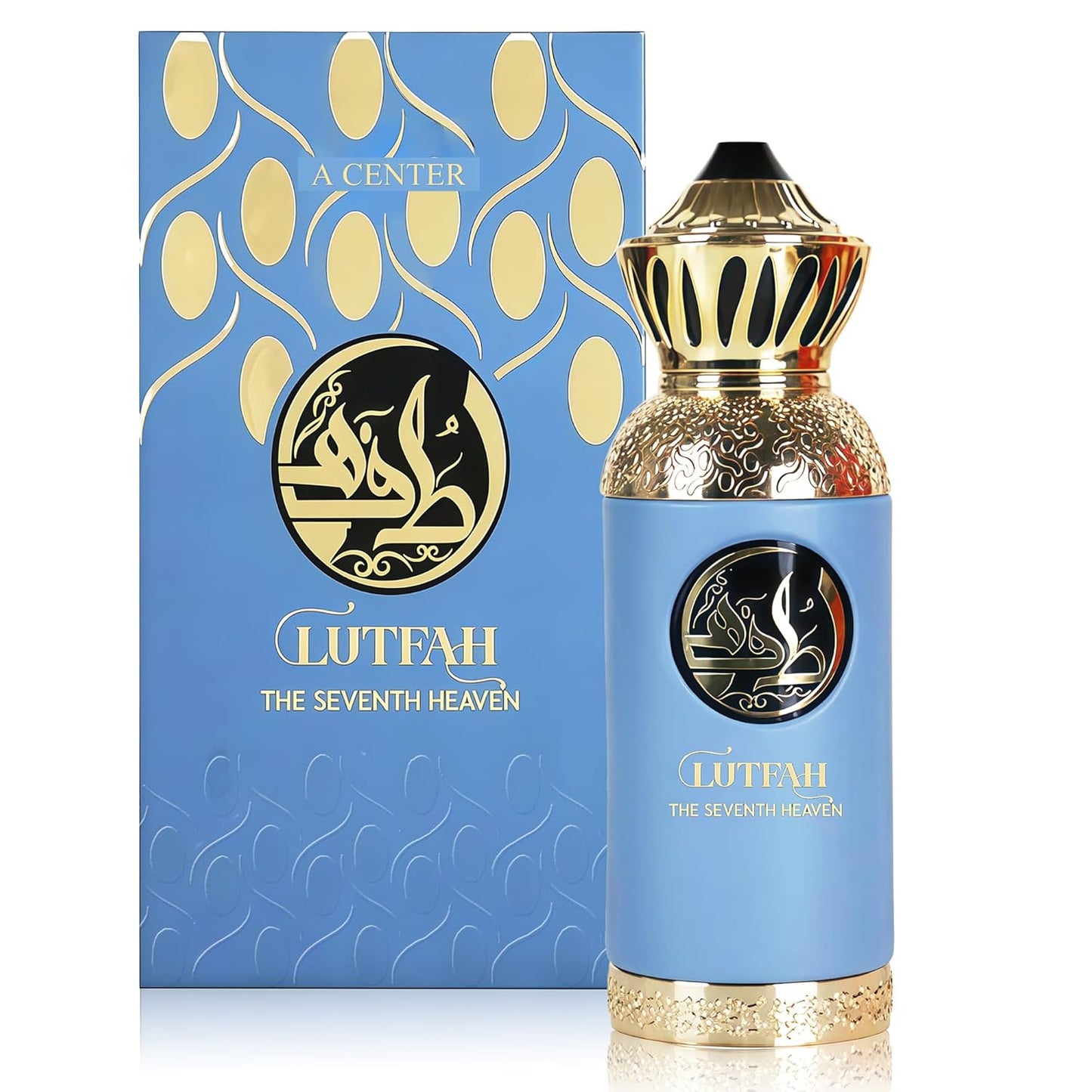 A CENTER AL NOOR Eau de Parfum Unisex - Long-Lasting Saffron, Iris & Leather Fragrance | 3.4 Fl Oz Sophisticated Oriental Woody Cologne