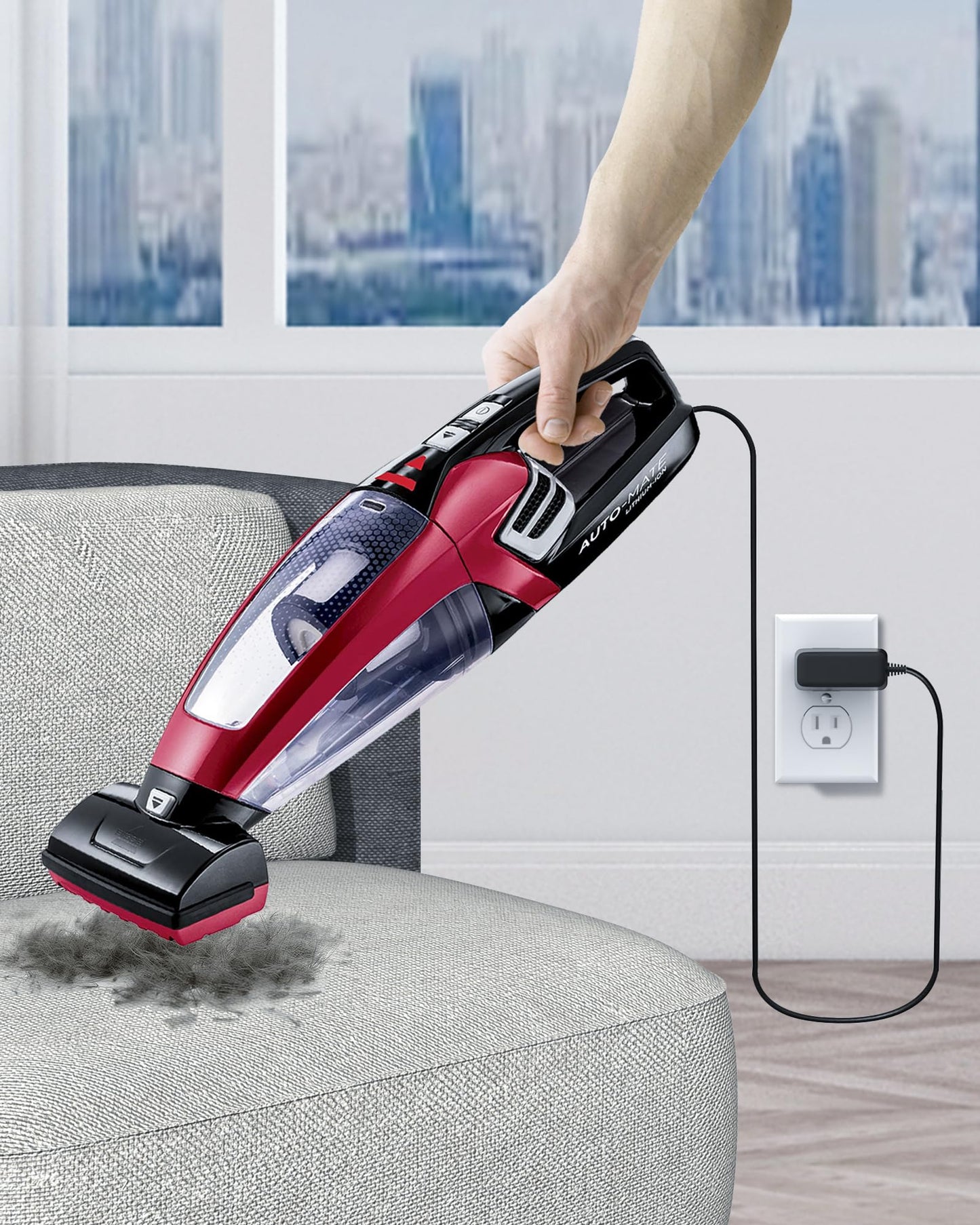 Charger for Bissell Pet Hair Eraser Charger, Charging Cord for Bissell 2390A 2390 23903 2284W 2284 Cordless Handheld Vacuum, Replacement for Power Cord P/N 1614206