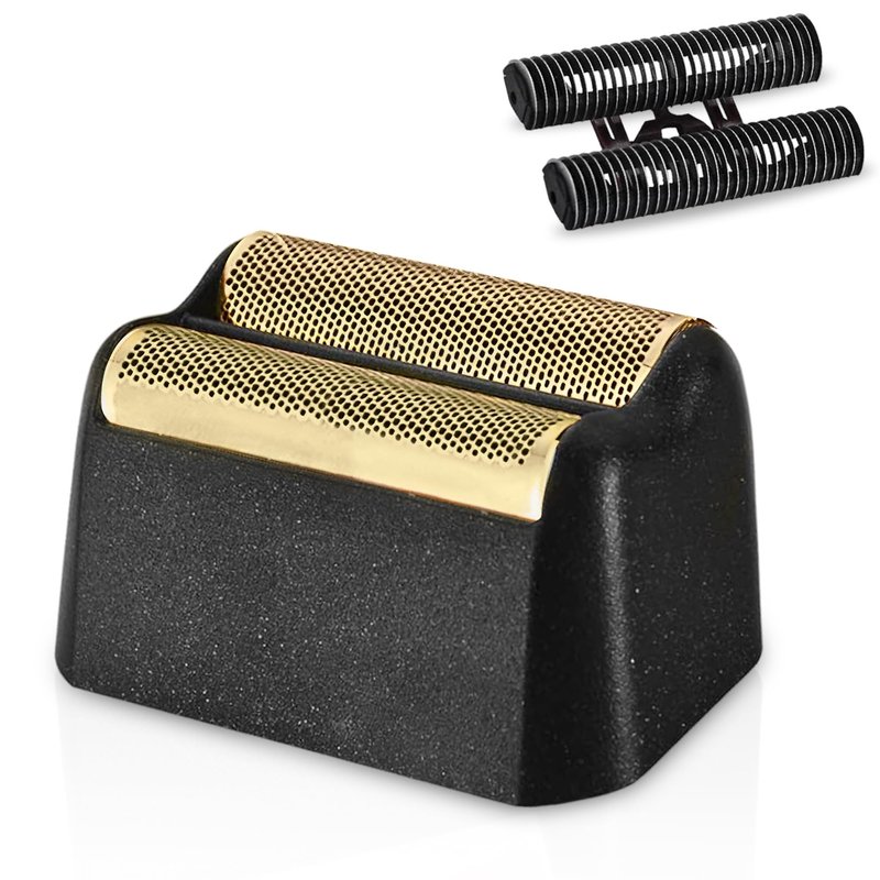 1 Pack Professional 5-Star Series Finale Shaver Replacement Foil & Shaving Bar Assembly Compatible with Wahl Shaver Models 7031-100,7043-100 Ultra Close Shaving Replacement Cartridges, Gold (Black)