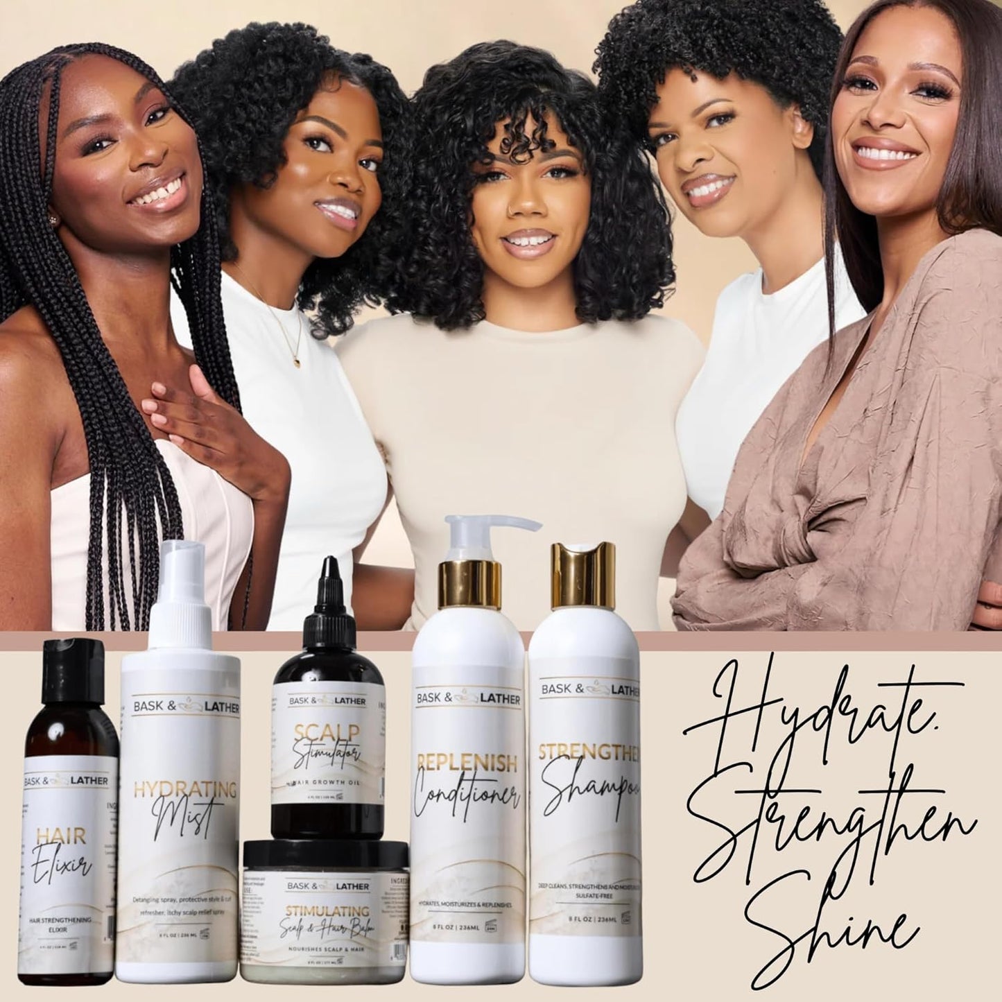 Replenish Conditioner - Deep Hydrating Natural Formula for Elasticity & Detangling | Silicone-Free, 8 oz