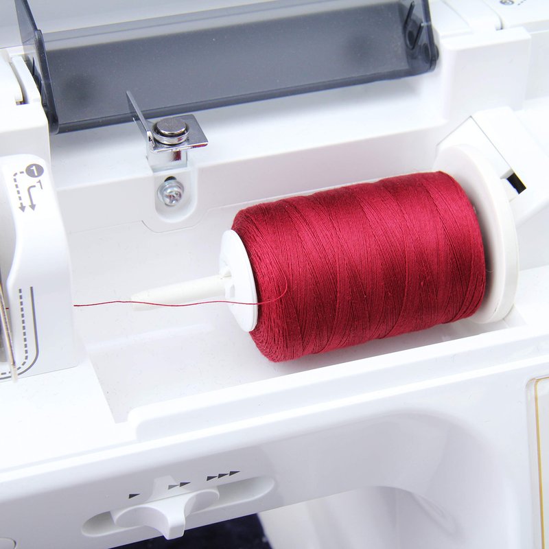 Threadart 100% Cotton Thread | for Quilting, Sewing, and Serging | 1000M Spools 50/3 Weight | White