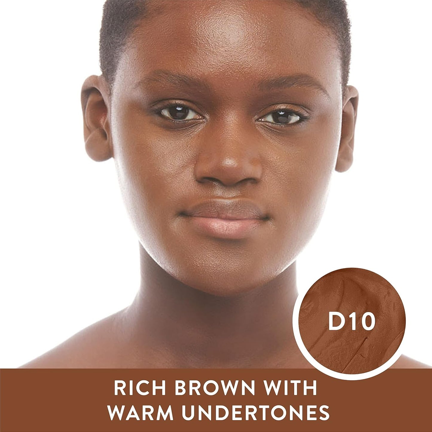 Mented Cosmetics Stick Foundation - Vegan Cream Makeup for Dark Skin | Concealer & Contour Stick D10