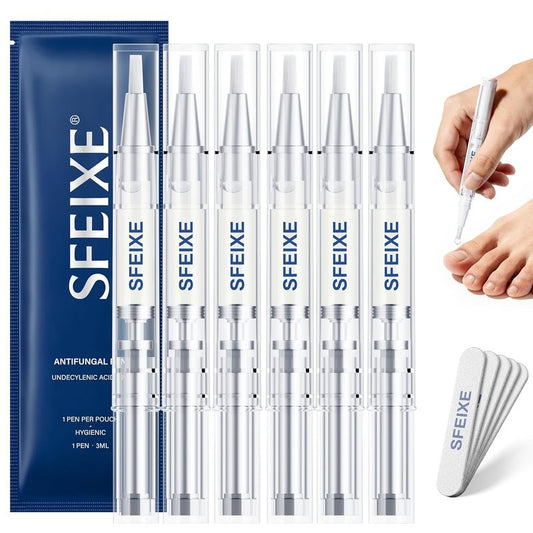 Toenail Fungus Treatment Pen - Extra Strength with 25% Undecylenic Acid | Nail Strengthener for Thick, Discolored & Ingrown Nails