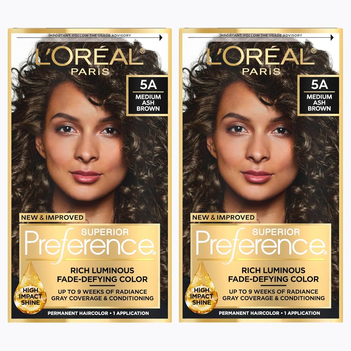 L'Oreal Paris Hair Color - Superior Preference Dark Ash Blonde 7A | Fade-Defying Permanent Dye for 9 Weeks of Radiance