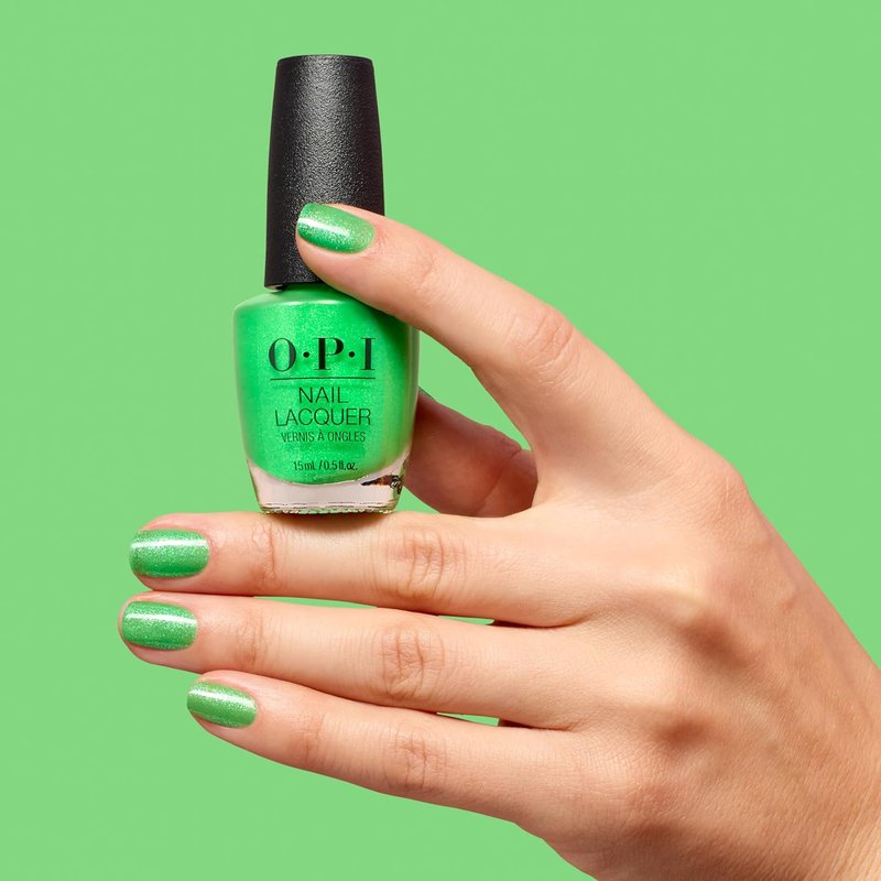 OPI Nail Lacquer | Chip Resistant Nail Polish - Fast Drying Crème, Shimmer & Glitter | Trip to the Brite Side | Summer 2026