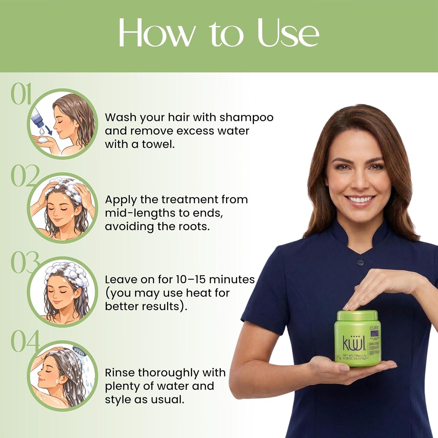 Hair Repair Treatment Mask - Avocado Oil Protein Reconstructor for Damaged Hair | 35.2 oz Deep Conditioning & Anti-Frizz