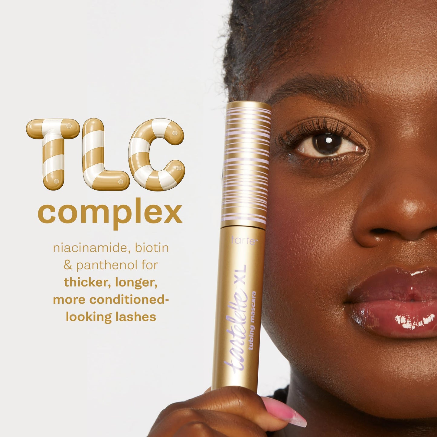 tarte tartelette XL tubing mascara – Lash Extensions in a Tube with Peptide, Extra-Bold Buildable Length & Volume, Smudge-Proof Longwear, Easy-to-Remove, Vegan & Cruelty-Free, travel size, black