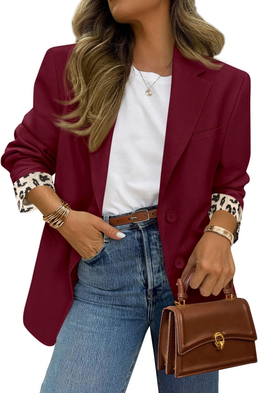 PrettyGarden Blazers for Women - Business Casual Long Sleeve Suit Jacket with Pockets | Stylish Work Blazer