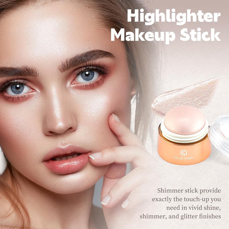 Color Nymph Makeup Kit for Teens - Complete Beginner Set with Lip Gloss, Blush, Contour Stick & Brush | Vegan & Cruelty-Free