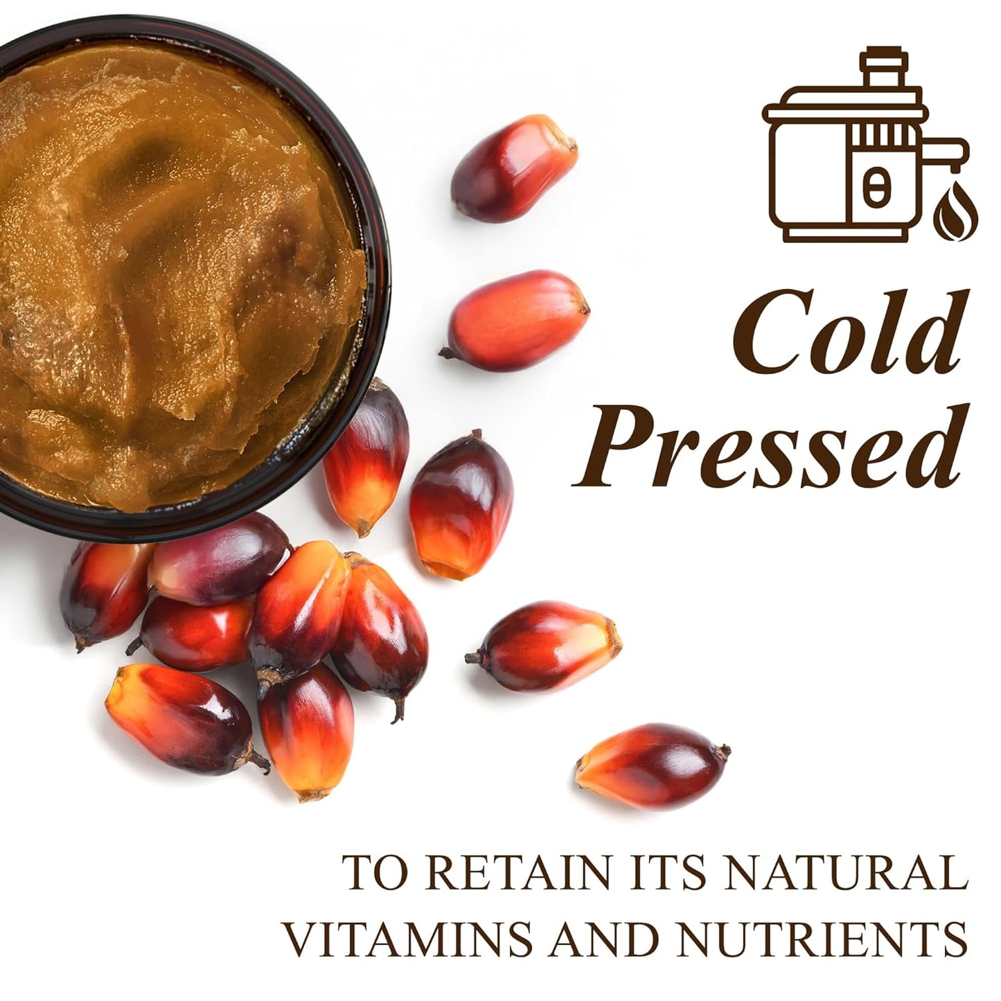 Batana Oil for Hair Growth - 100% Pure & Natural - Unrefined Hair Mask for Dry, Damaged Hair | 4 oz Cold Pressed