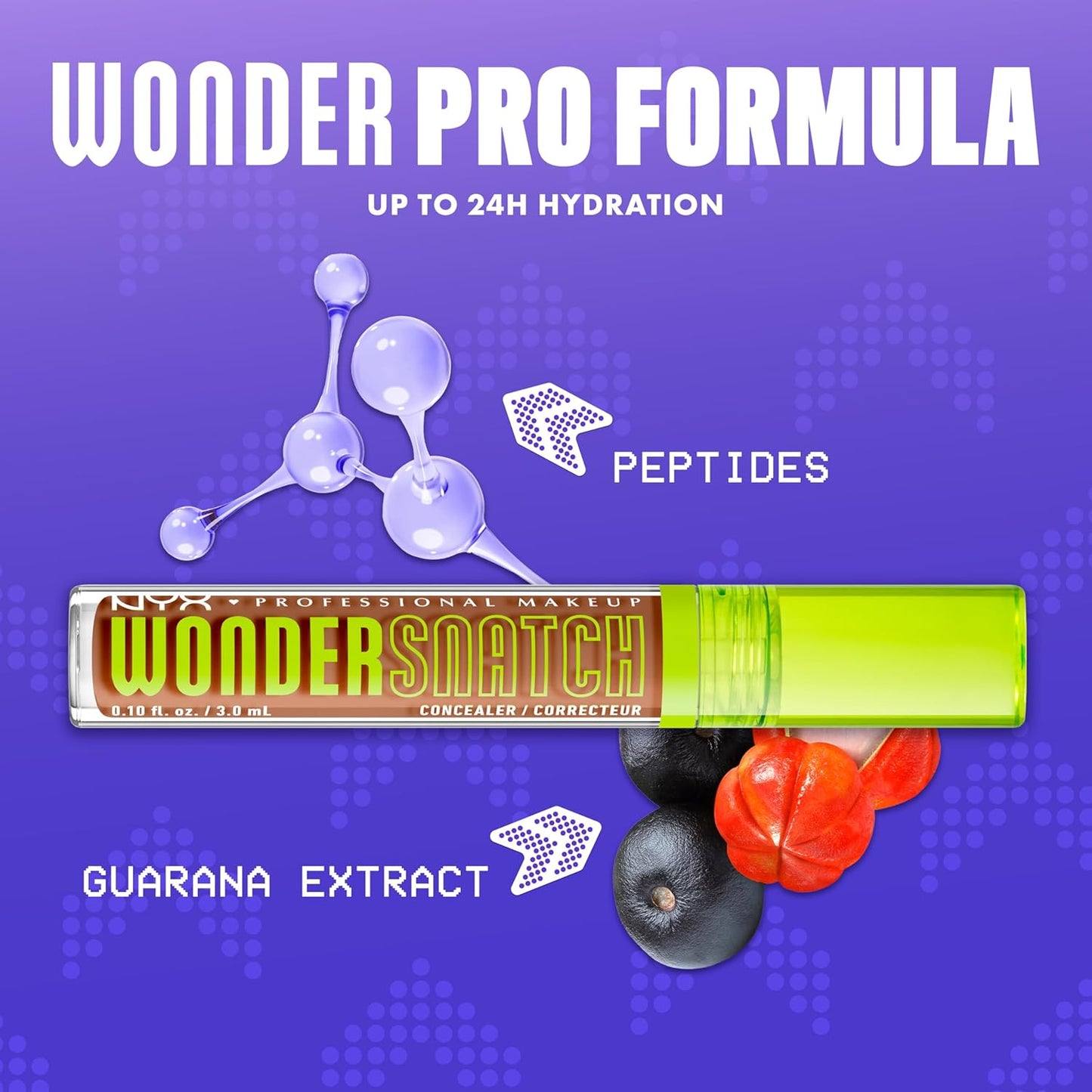NYX Wonder Snatch Concealer - Brightening & Lifting Full Coverage, 24HR Wear, Vegan | Nutmeg Shade