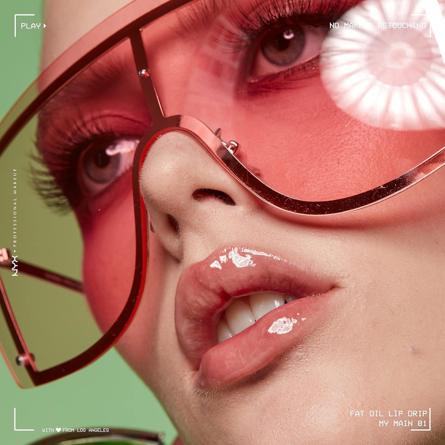 NYX Fat Oil Lip Drip | Moisturizing Vegan Tinted Lip Gloss for Up to 12 HR Hydration - Clear