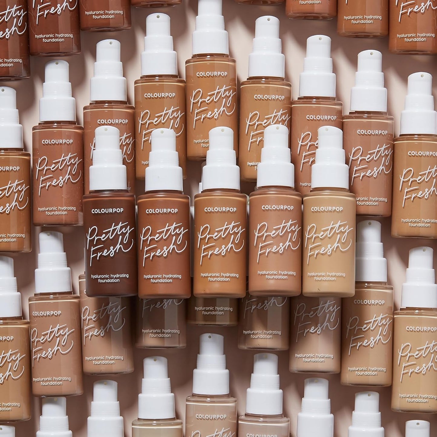 ColourPop Pretty Fresh Liquid Foundation - Hydrating Medium Coverage Foundation with Hyaluronic Acid & Coconut Water | Medium 80W (1 oz)