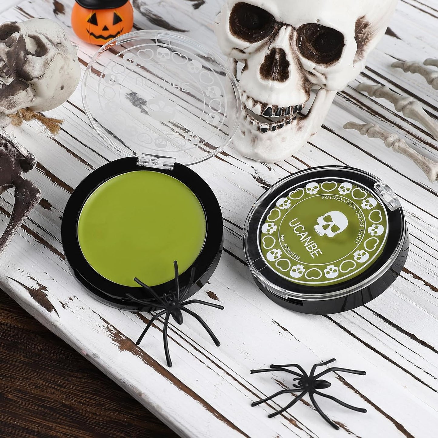 Ogre Green Face & Body Paint - Versatile Greasepaint for Halloween & St. Patrick's Day | Perfect for Monsters, Goblins & SFX Makeup