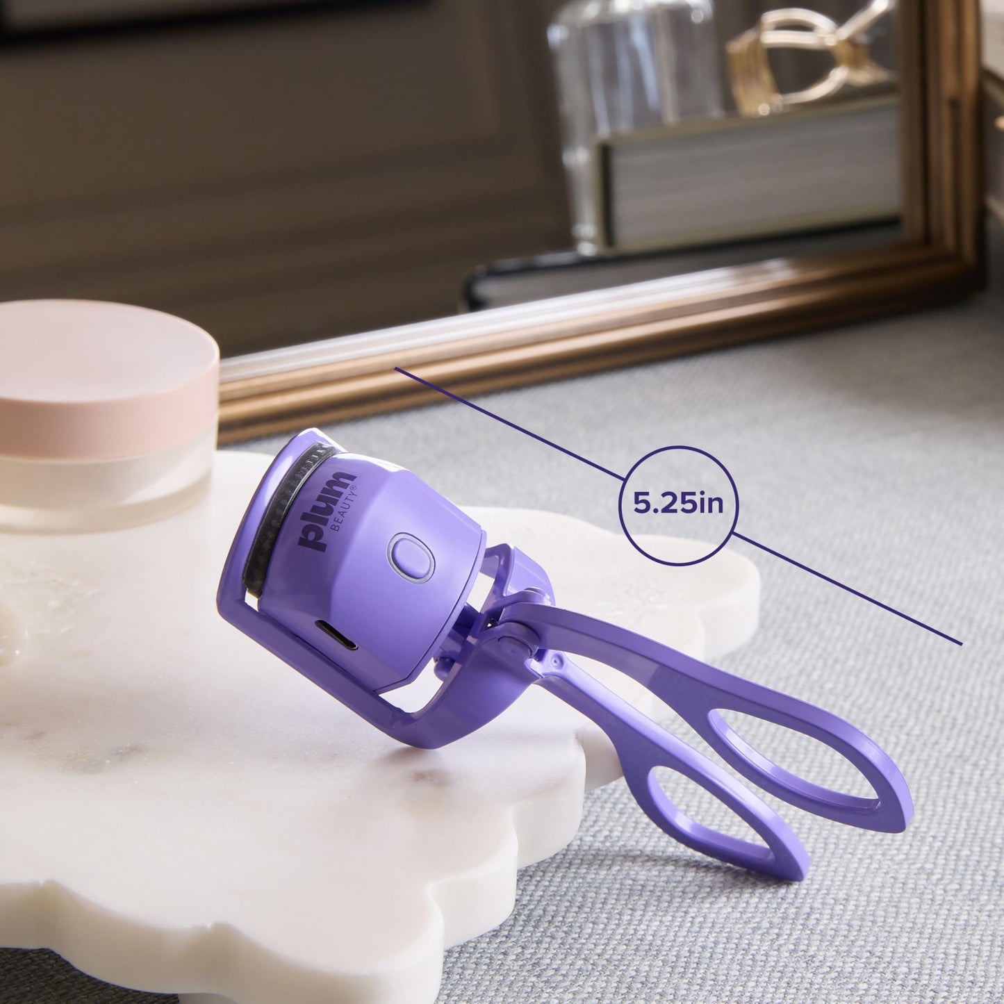Plum Beauty Lash Lift Off Heated Eyelash Curler USB-C Rechargeable Electric