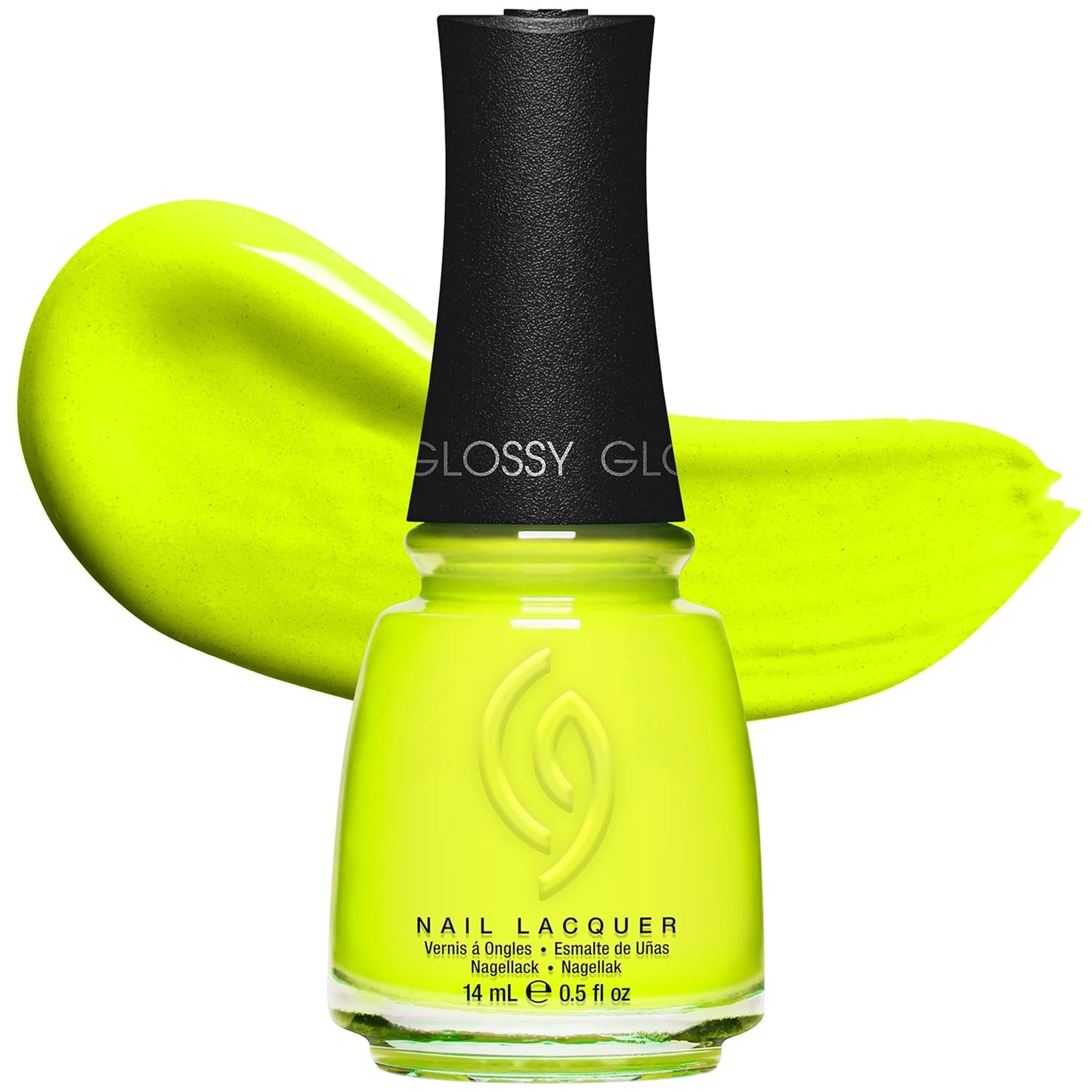 China Glaze Nail Lacquer - Moment in the Sunset Coral Pink Polish | Quick Dry, Chip Resistant, Shimmer Finish, 0.5 fl oz