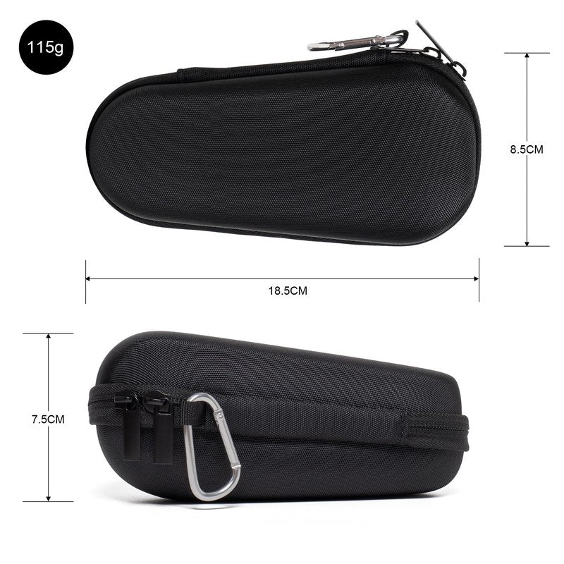 Nincha Electric Shaver Case for Braun Series 3, Series 5, Series 7, Series 9 Electric shavers - Hard shell EVA Travel Case - Powered Shaver Protective Bag (Black)