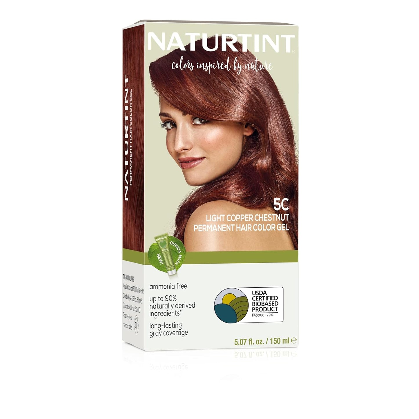 Naturtint 7N Hazelnut Blonde Permanent Hair Color | Ammonia-Free, Vegan, 100% Gray Coverage, Long-Lasting Results