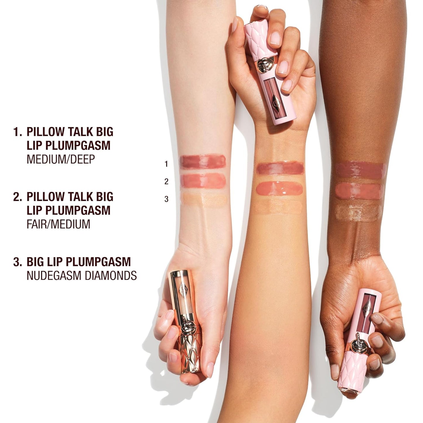 Big Lip Plumpgasm Lip Gloss Gift Set - Hydrating Plumper with Hyaluronic Acid & Heat + Ice Technology | Perfect for Makeup Lovers