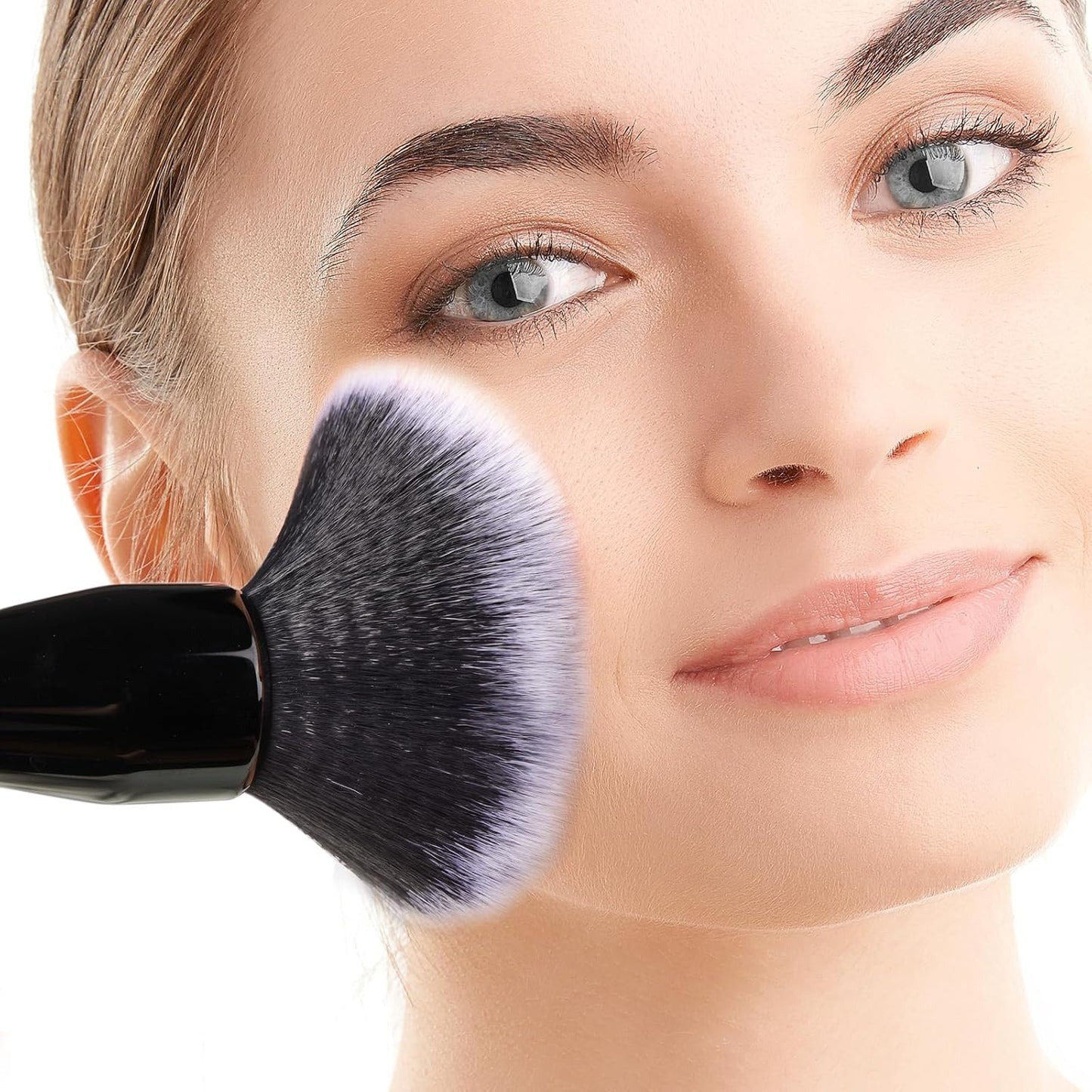 Large Powder Brush - Professional Makeup Tool for Flawless Blending | Vegan Cruelty-Free Bristles