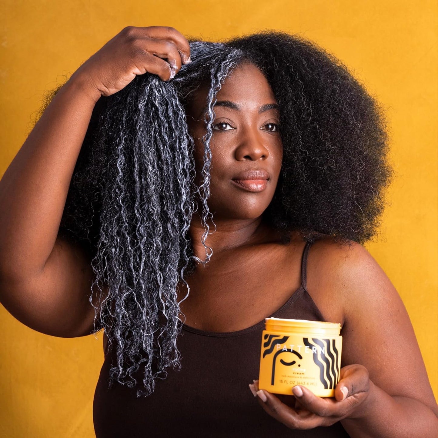 PATTERN Styling Cream for Curly Hair | Hold & Definition, 15 fl oz - Ideal for 3B-4C Textures