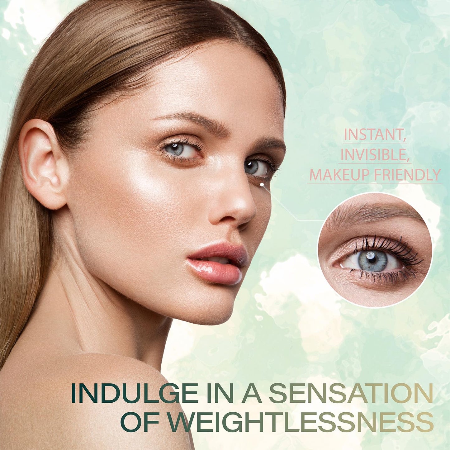 Eyelid Tape, 480Count Eyelid Lifter Strips, Eyelid Tape for Hooded Eyes Invisible, Waterproof Double Eyelid Tape, Suitable for Uneven or Monolids, Instant Eye Lift Without Surgery