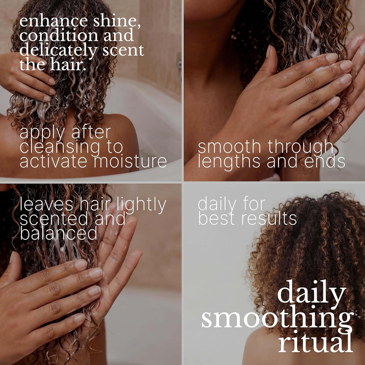 Palo Santo Hair Conditioner - Vitamin-Rich Moisture & Frizz Control Treatment | 10 oz, Vegan & Sulfate-Free